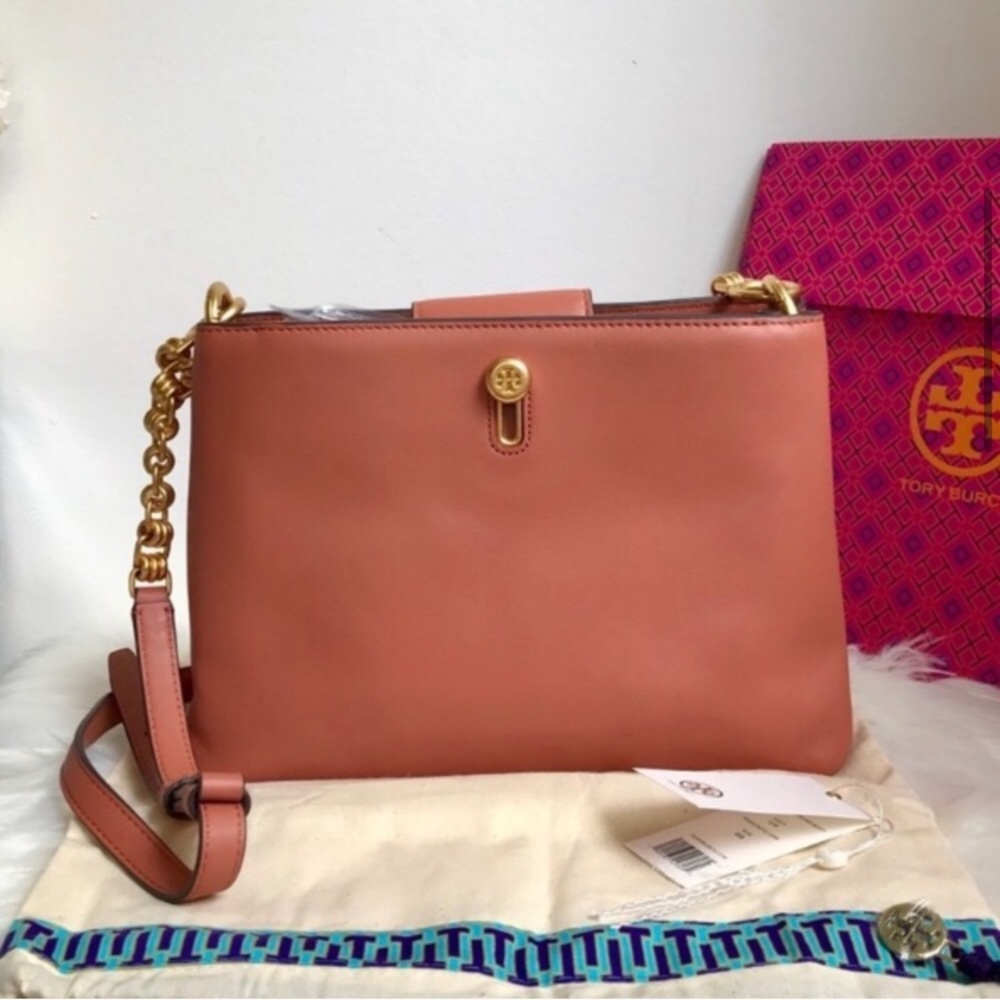 Tory Burch Lily chain tramonto crossbody bag